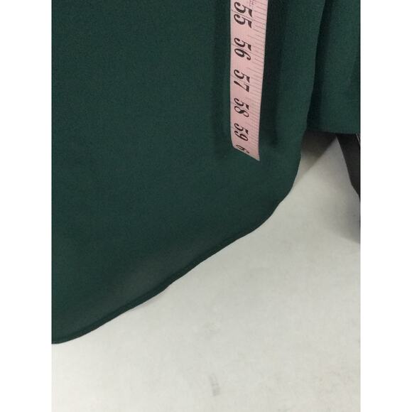 AW BRIDAL 22 3X plus Dark Emerald green bridesmaid guest maxi dress NEW B27 - Picture 4 of 9